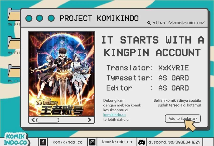 King Account At The Start (It Starts With a Kingpin Account)