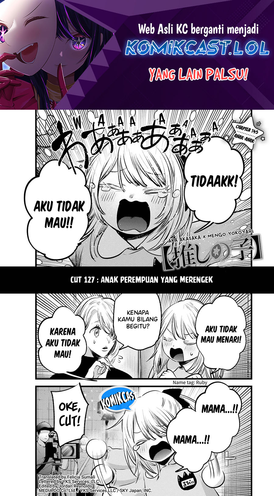 Oshi no Ko Chapter 145