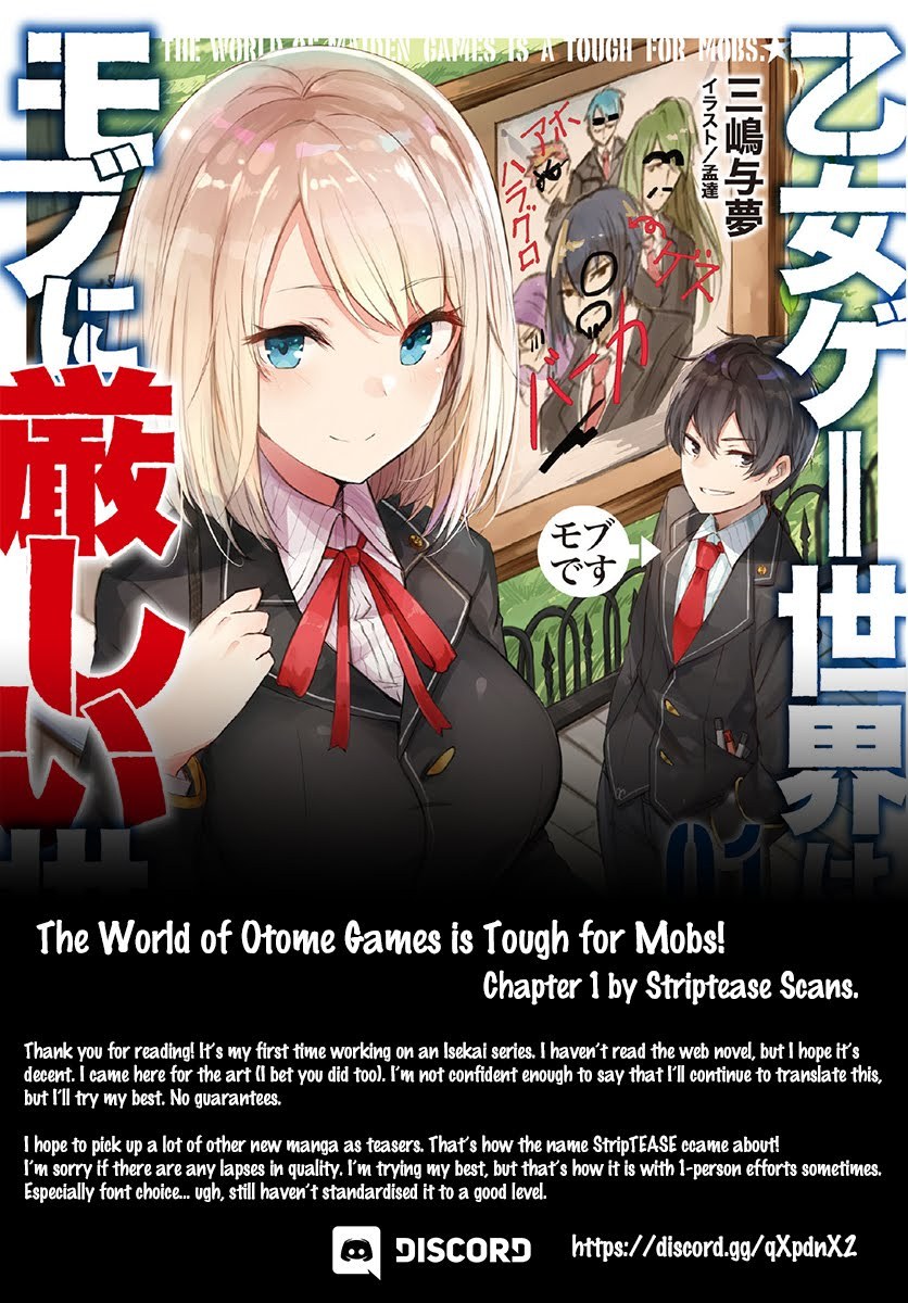 Otome Game Sekai wa Mob ni Kibishii Sekai Desu