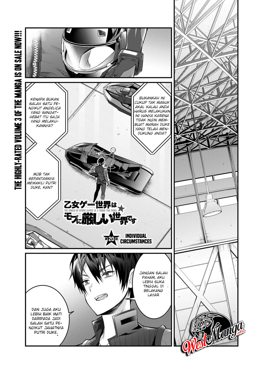 Otome Game Sekai wa Mob ni Kibishii Sekai Desu