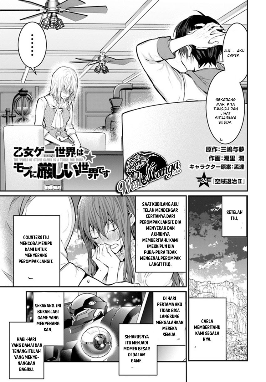 Otome Game Sekai wa Mob ni Kibishii Sekai Desu