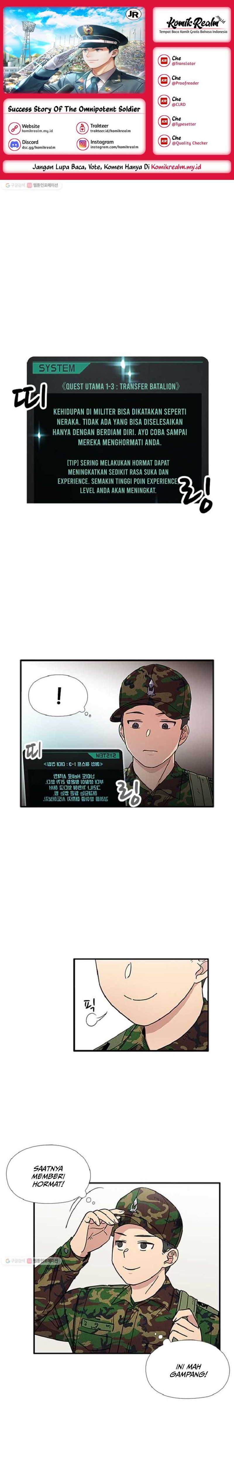 Success Story Of the Omnipotent Soldier