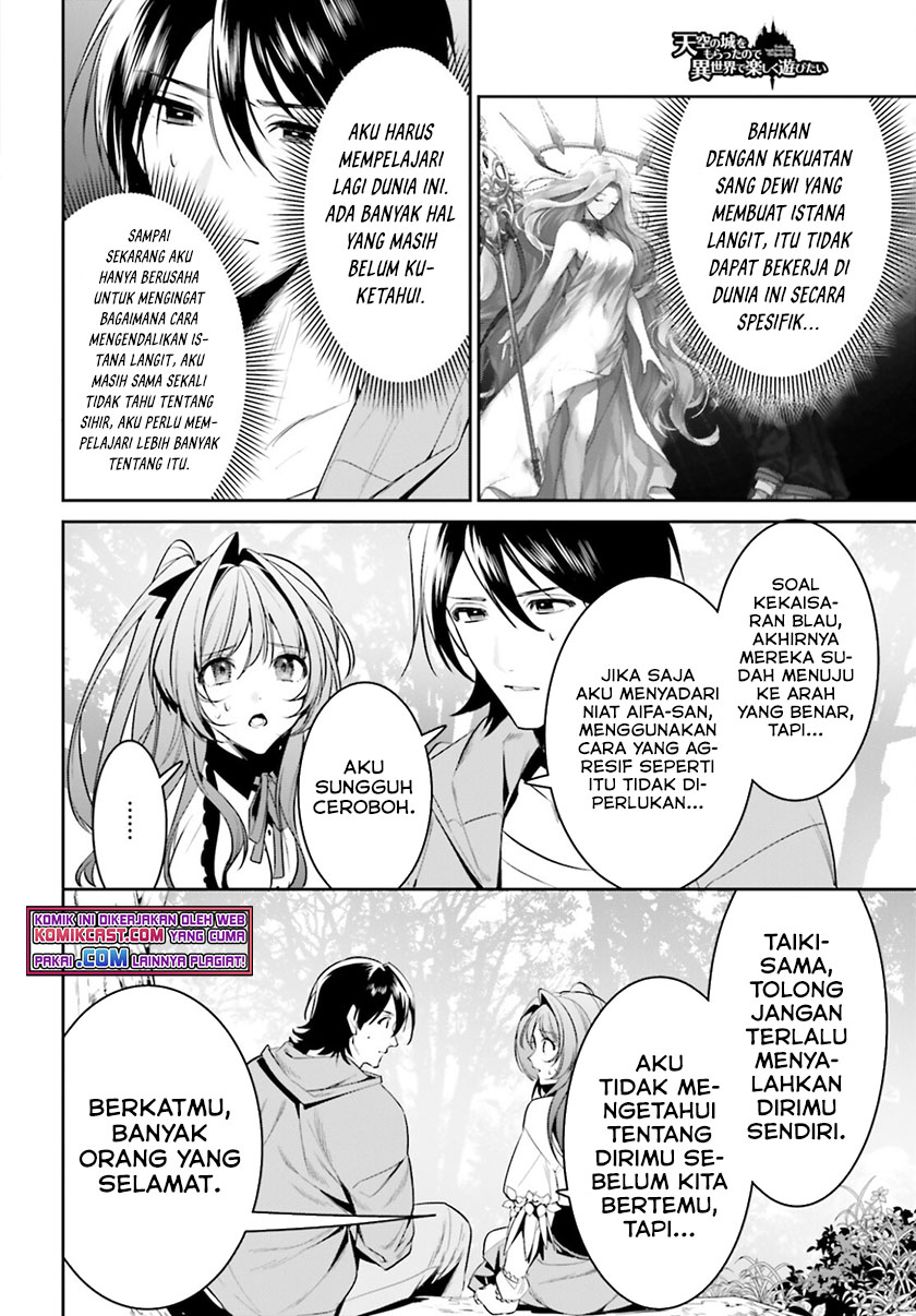 Tenkuu no Shiro o Moratta no de Isekai de Tanoshiku Asobitai