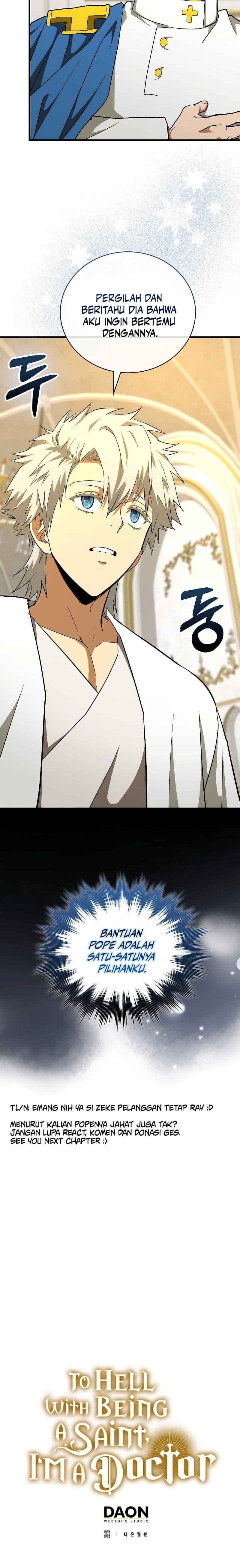 To Hell With Being a Saint, I’m a Doctor